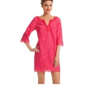 Trina Turk Jubilee Pink Lace Tunic Dress in size 8